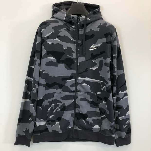 나이키 카모 후드집업 XL