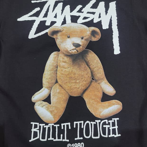 스투시 빌트 터프 블랙 반팔티셔츠