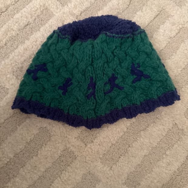 [kidsuper] 키드 수퍼 크로쉐 비니 한번도 안씀