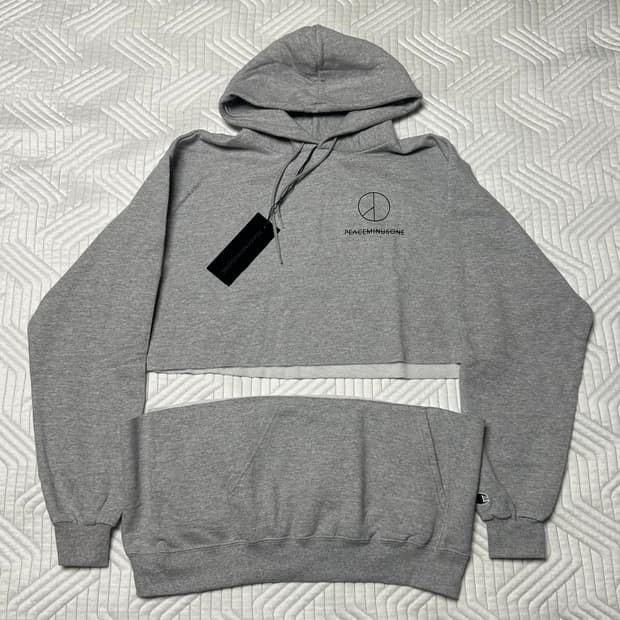 RARE 피스마이너스원 초판 몸통 절개 후드티