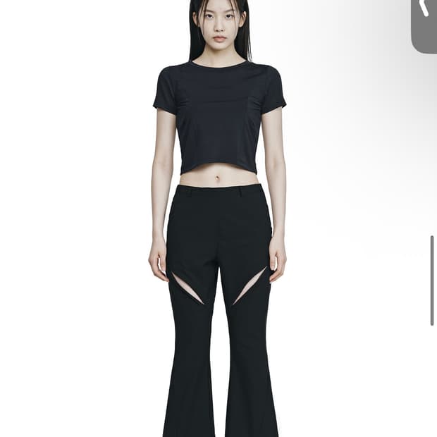 artoffield OPEN ZIPPER BOOTS CUT PANTS