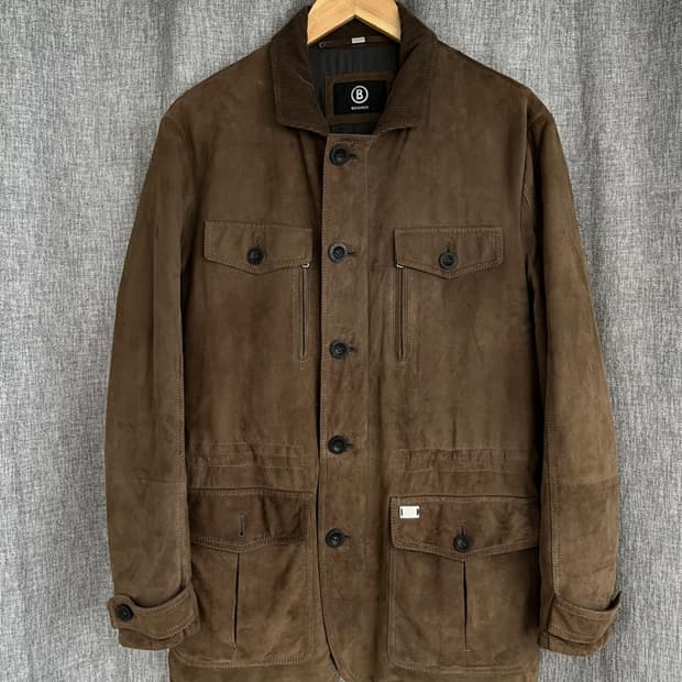 보그너 스웨이드 사파리 자켓/#687