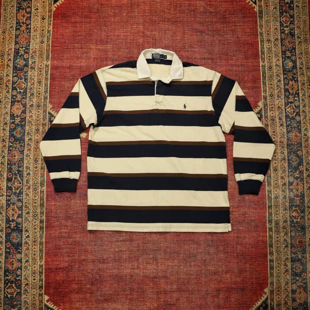 90~00s 빈티지 폴로 스트라이프 럭비티 판매