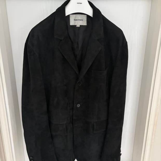 토니웩 suede tailored jacket Black XL