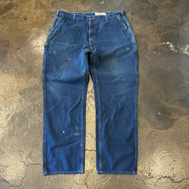 칼하트 카펜터 데님 워크팬츠 덩가리핏 40X34