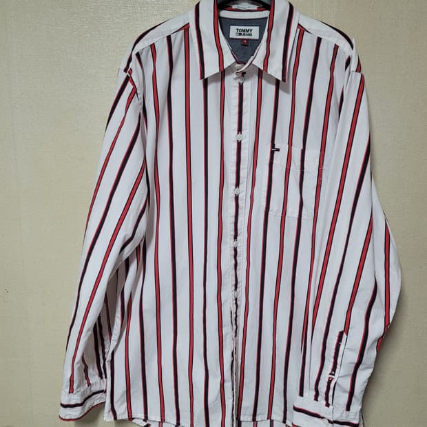 타미진스 릴렉스핏 볼드 스트라이프 셔츠