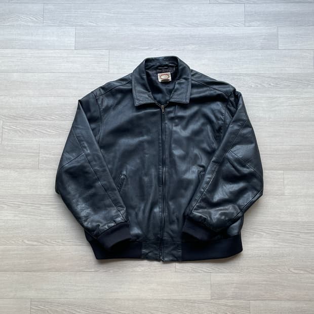 80s 바나나 리퍼블릭 레더 봄버 자켓 vuja de