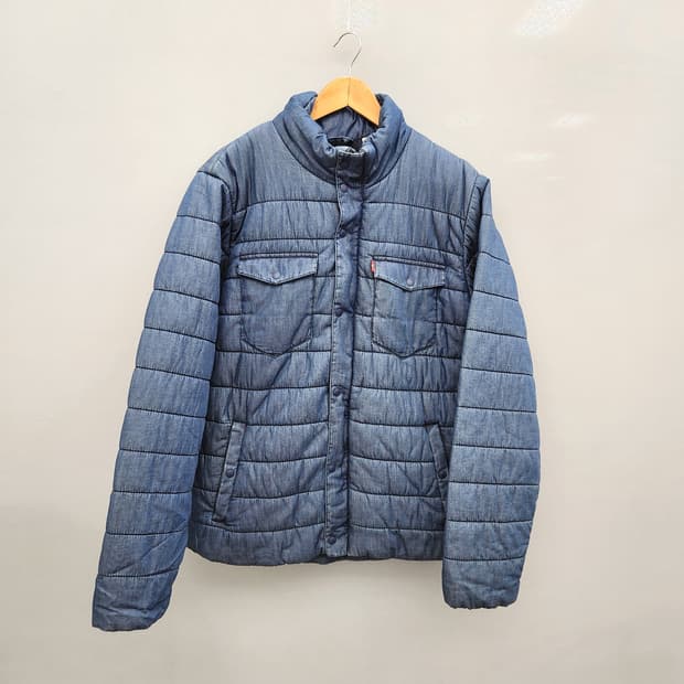 리바이스 퀼팅 패딩 자켓