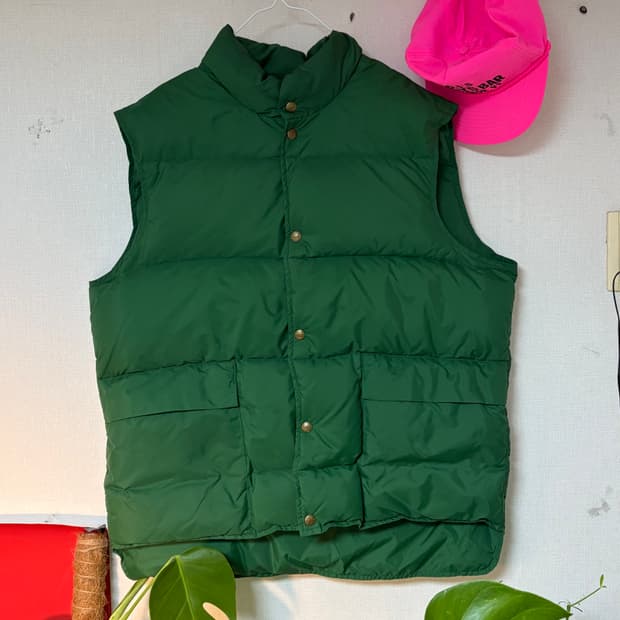 빈티지 엘엘빈 패딩 베스트 