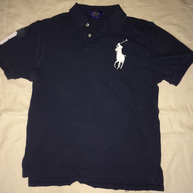 Polo navy collar T