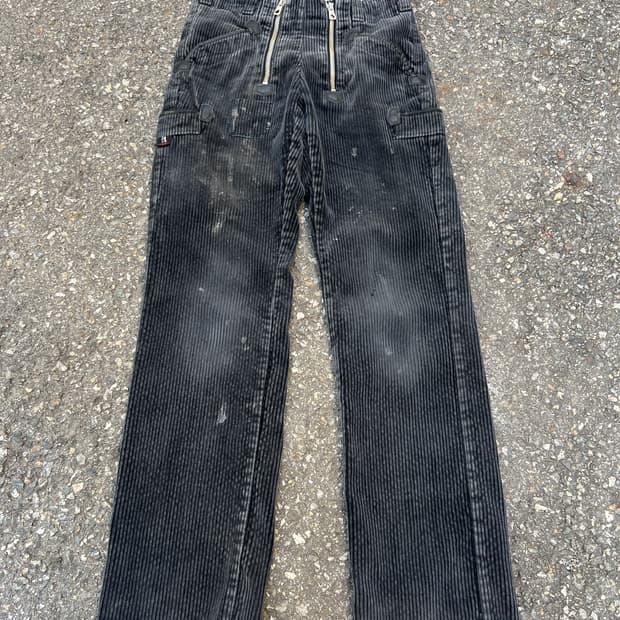 80s GERMANY LOGGER BLACK CORDUROY 코듀로이팬츠