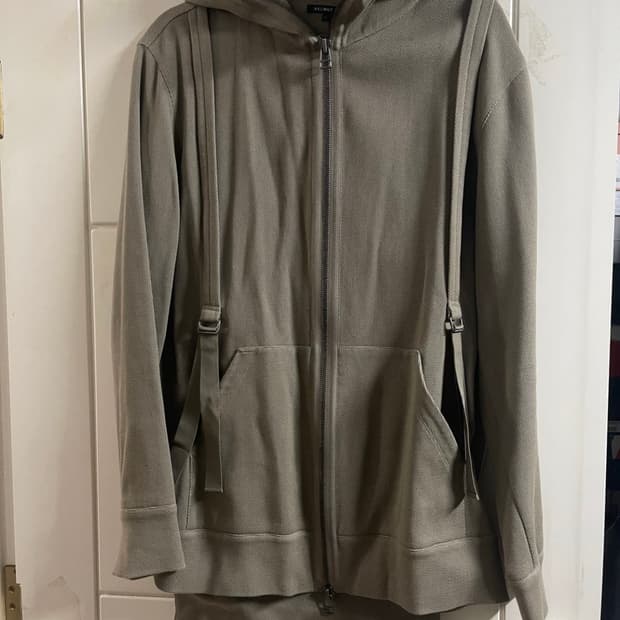 헬무트랭 본디지 후드집업