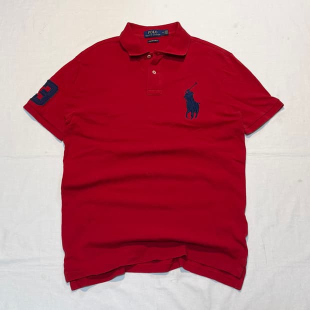 폴로 랄프로렌 빅포니 치프키프 카라티 레드