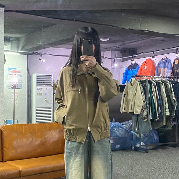 주앙옴므 코튼 블루종 베이직 자켓 B4286