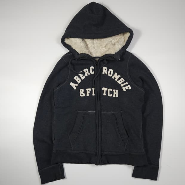아베크롬비 양털 후드집업 