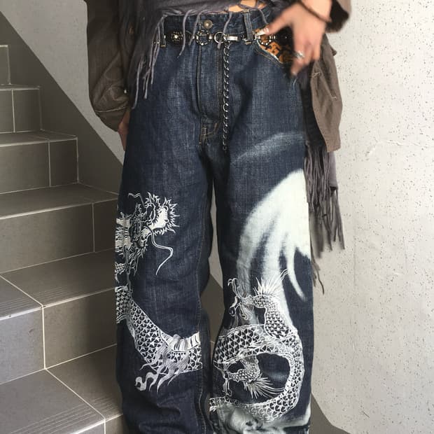 Karakuri Tamashii oriental dragon pants