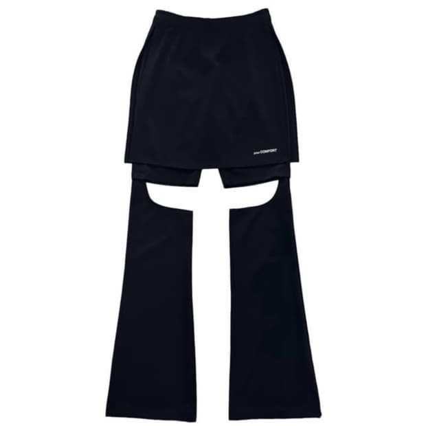 jichoi 지초이 컴포트 스커트팬츠 블랙 24-002