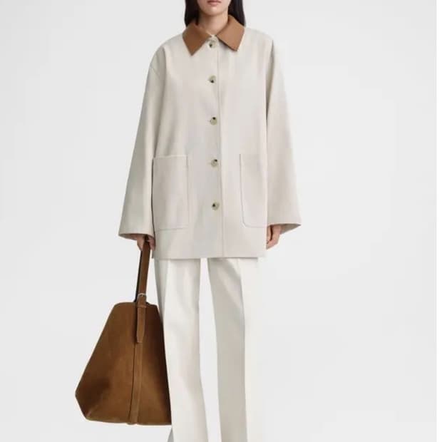 Toteme 토템 레더 카라 자켓