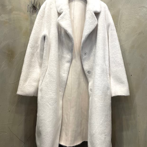 100% 알파카 롱코트 55~66