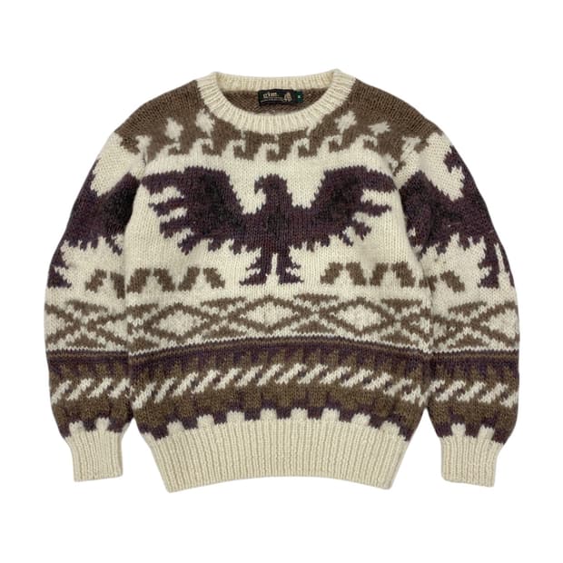 90's Gim 썬더버드 울 스웨터 