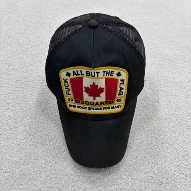 F 디스퀘어드 캐나다 플래그 볼캡 0414E
