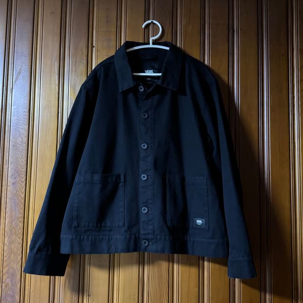 반스 블랙 워크 work 자켓 S