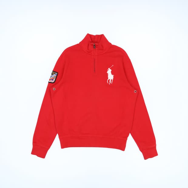 [M] 폴로 랄프로렌 스키팀 빅포니 하프집업 맨투맨 N7062