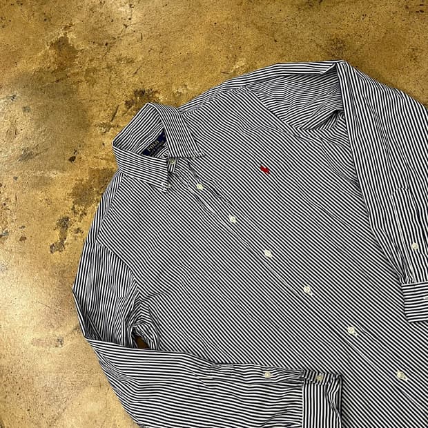 [정품/M] 폴로 랄프로렌 스트라이프 셔츠 b16