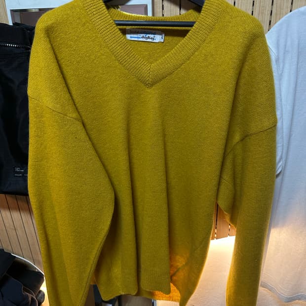 빈티지 스웨터 V넥 니트