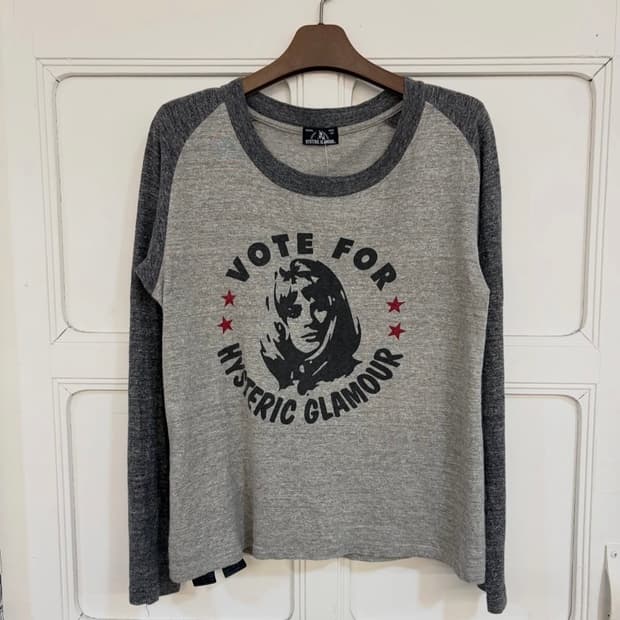 히스테릭 글래머 레글런 티셔츠