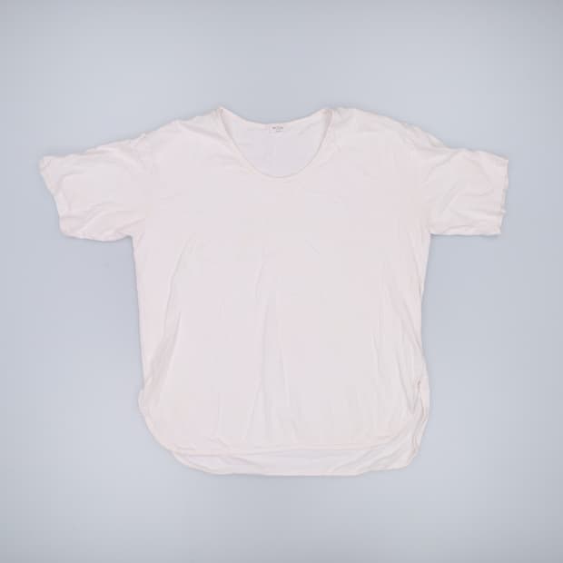 F 여성 빈티지 브이넥 랍빠 반팔 0417H1