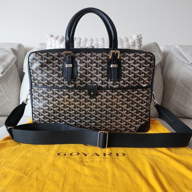 전시품급 고야드 암바사드 mm 서류가방 브리프케이스 토트 숄더백