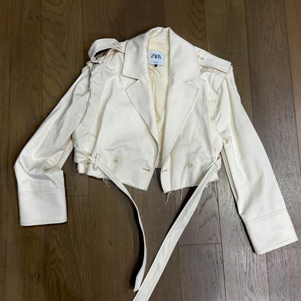 마르지엘라 st 아이보리 크롭 자켓