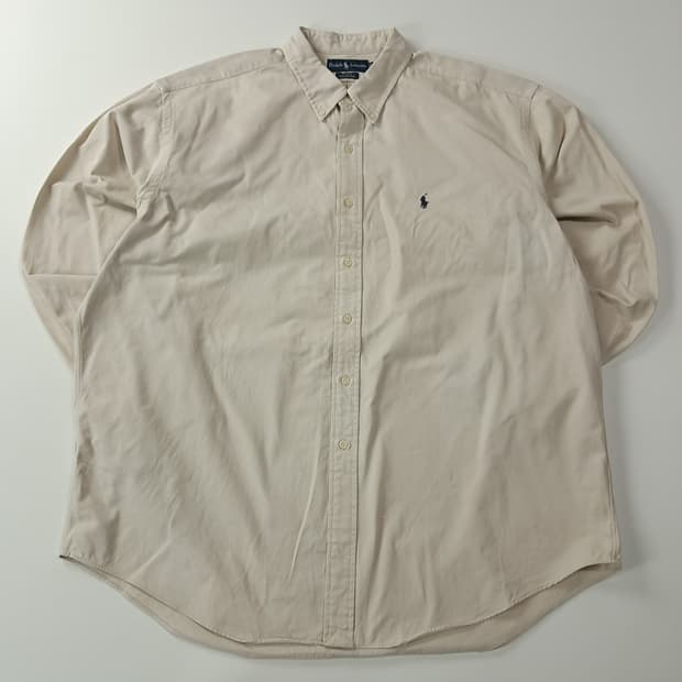 CA150 2XL 폴로 빅사이즈 90s 라이트 베이지 셔츠 남방