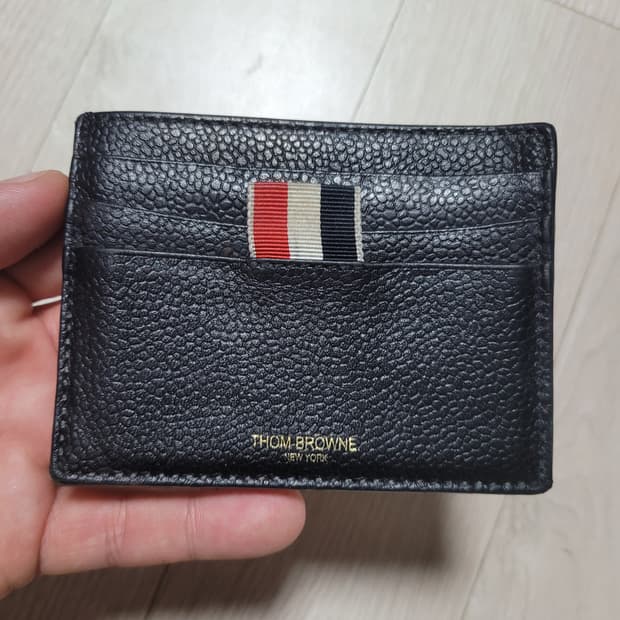 정품 톰브라운 블랙 카드지갑