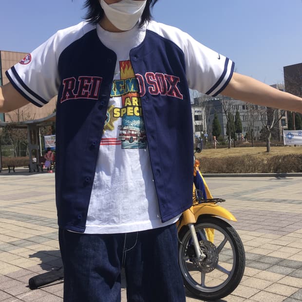 90s 나이키 레드삭스 야구져지
