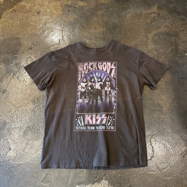Kiss World Tour Band T 밴드티 L