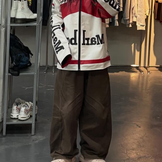 말보로 바이크 가죽자켓 A3114