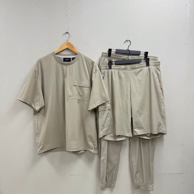 남성 XXL / CK 캘빈클라인 우븐 반팔+반바지+조거팬츠 3종 세트