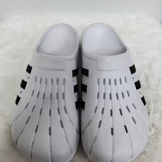 아디다스 클로그 흰색 275mm