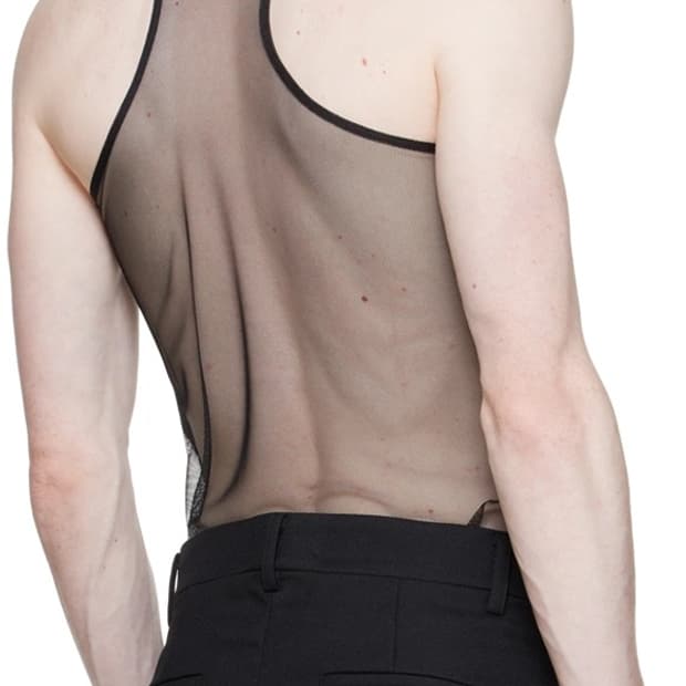 Random identities tank top