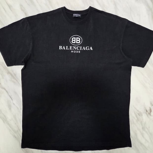 발렌시아가 BB 모드 반팔 티셔츠