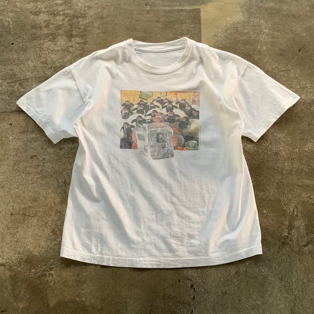 1995 월레스와 그로밋 양털도둑 프로모션 티셔츠