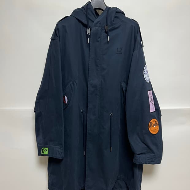 프레드페리 X 라프시몬스 패치 파카