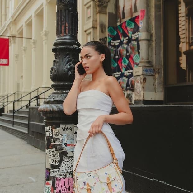 Louis Vuitton 루이비통 멀티컬러 롯지 숄더백 상태A+