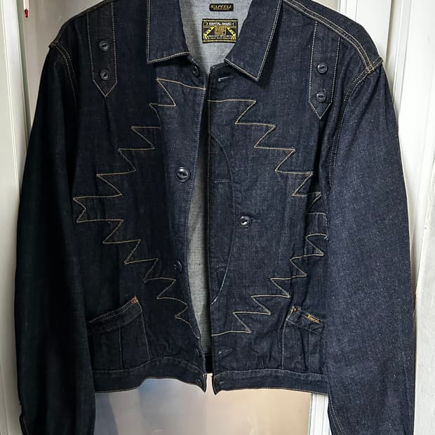 46) 캐피탈 썬더버드 데님자켓 인디고