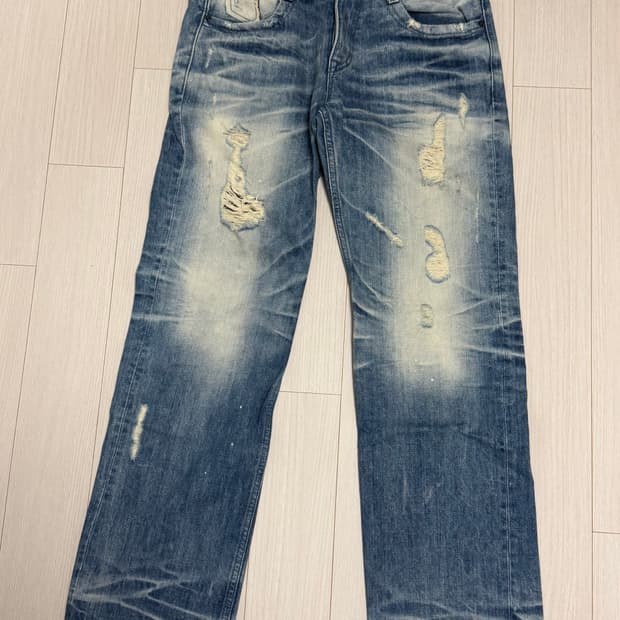 A.V.H costume washed denim pants L