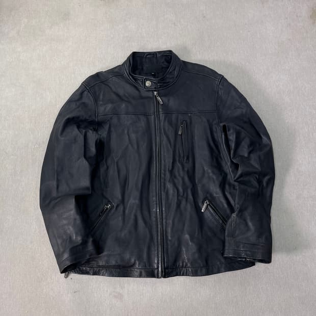 W 100 버버리 90s 램스킨 가죽 자켓