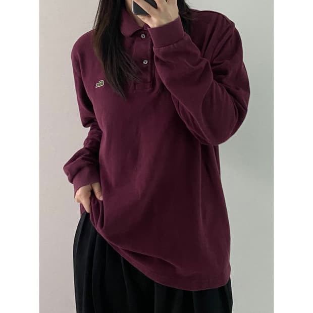 라코스테 긴팔카라티