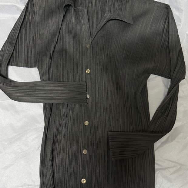 플리츠플리즈 베이직 셔츠